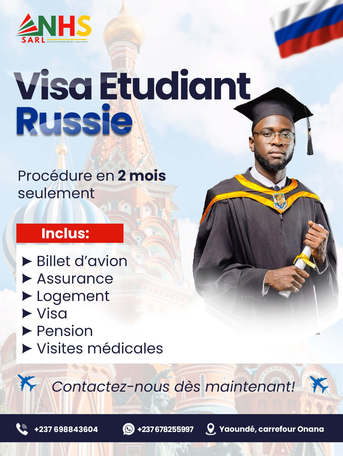 Visa Étudiant Russie